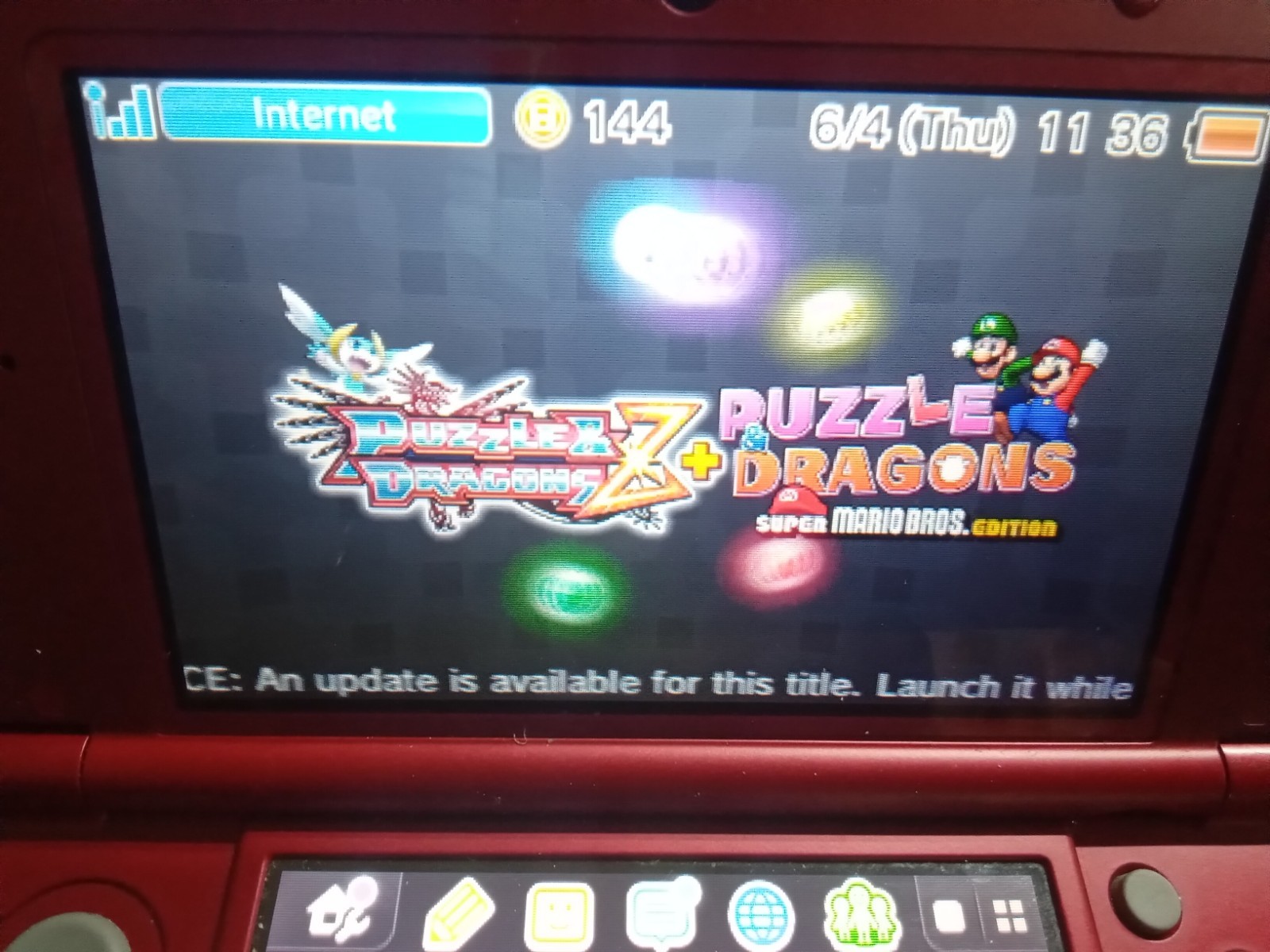 Puzzle Dragons Z + Super Mario Bros. Edition (Nintendo 3DS, 2015) *TESTED*