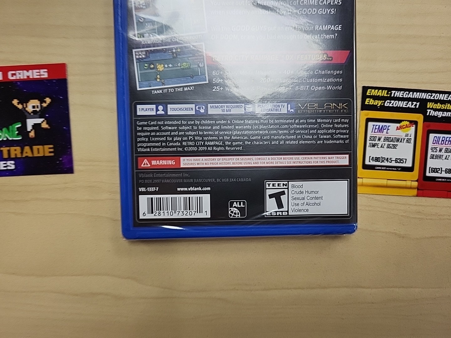 Retro City Rampage DX PS Vita BRAND NEW