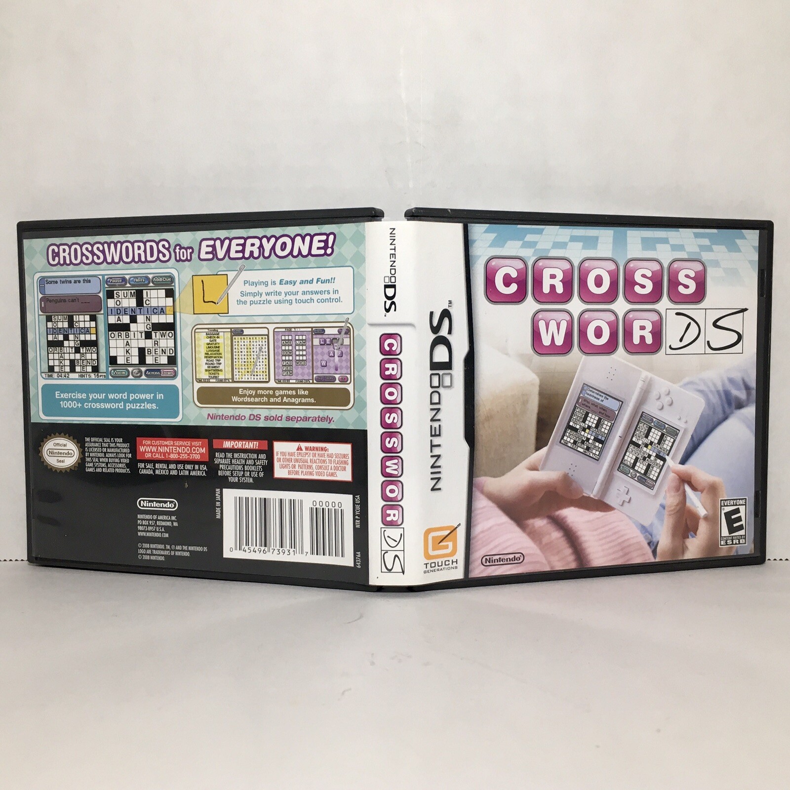 Crosswords DS (Nintendo DS, 2008) CIB