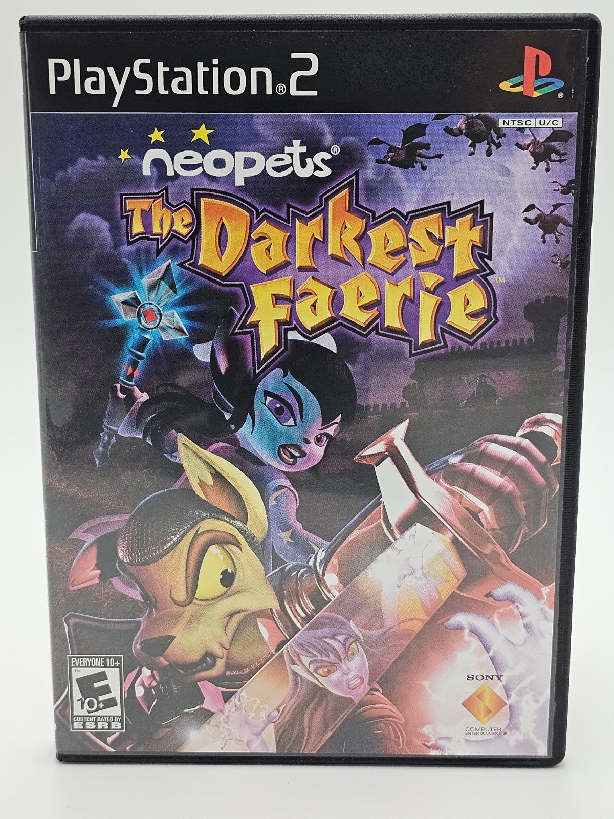 Sony Playstation 2 PS2 Neopets The Darkest Faerie CIB Cleaned & Tested