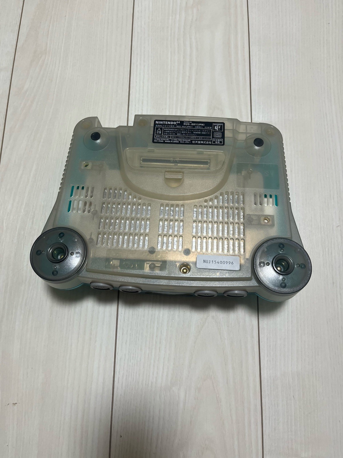 【TESTED 】Nintendo 64 N64 console Clear Blue Console Japan Limited NTSC-J