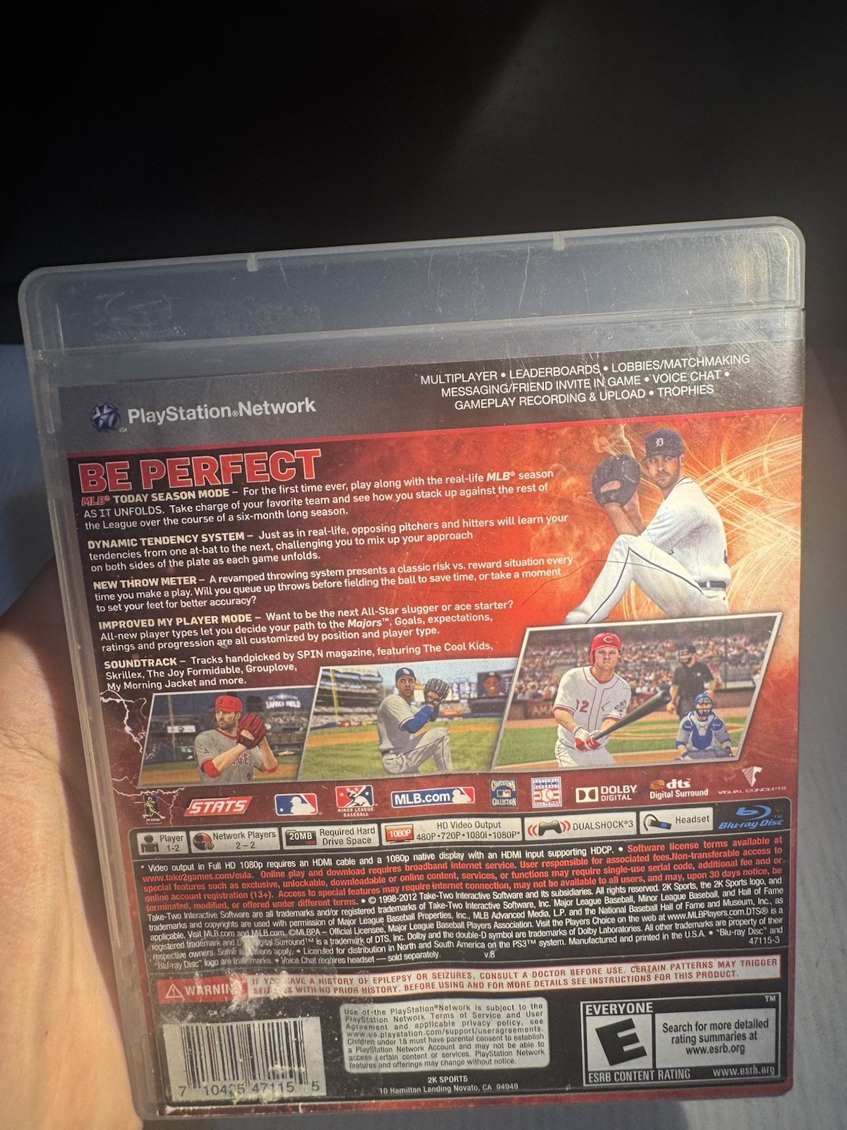 Major League Baseball 2K12 (Sony PlayStation 3, 2012)