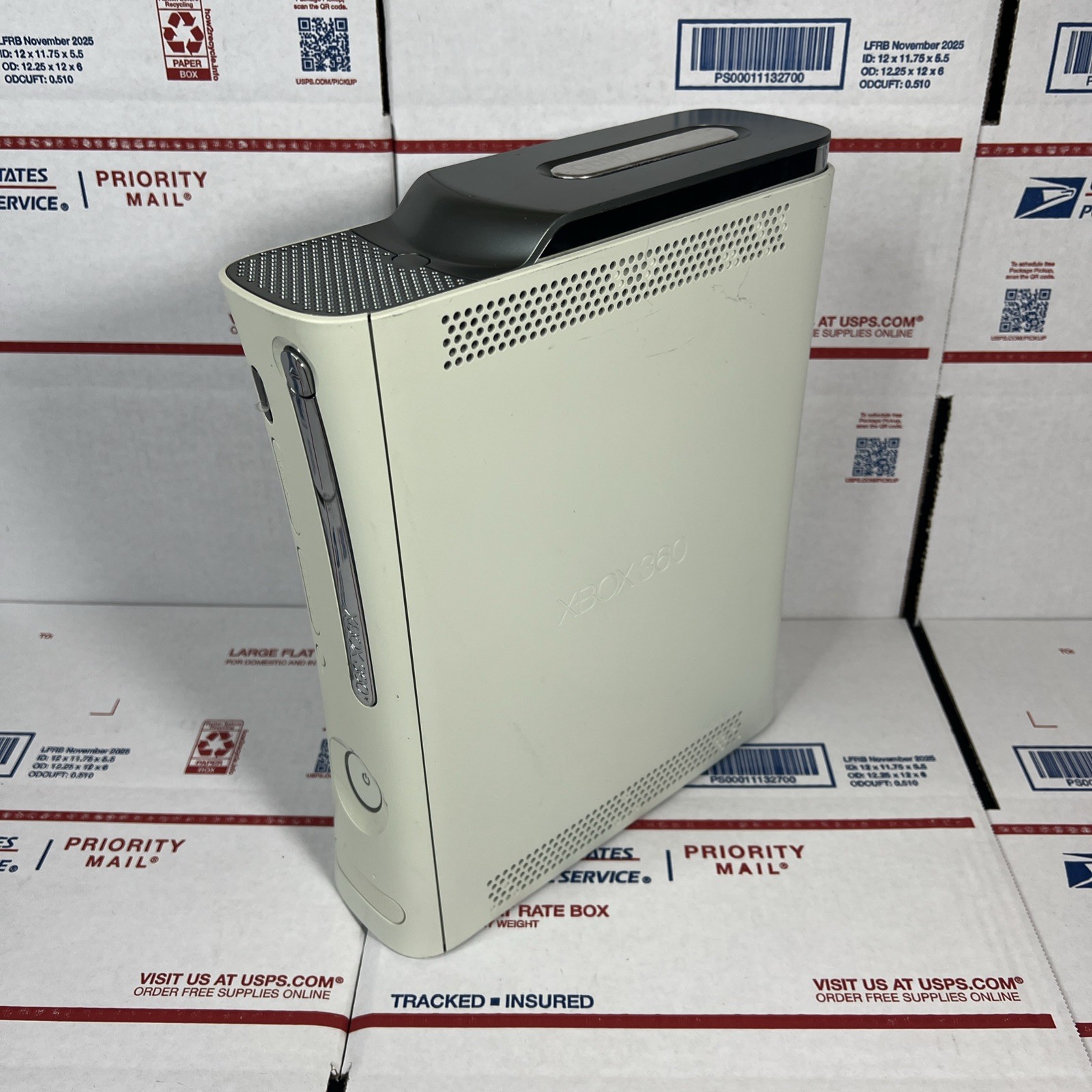 Microsoft Xbox 360 White Console Only w/ HDD 20GB – Same Day Ship – WARRANTY