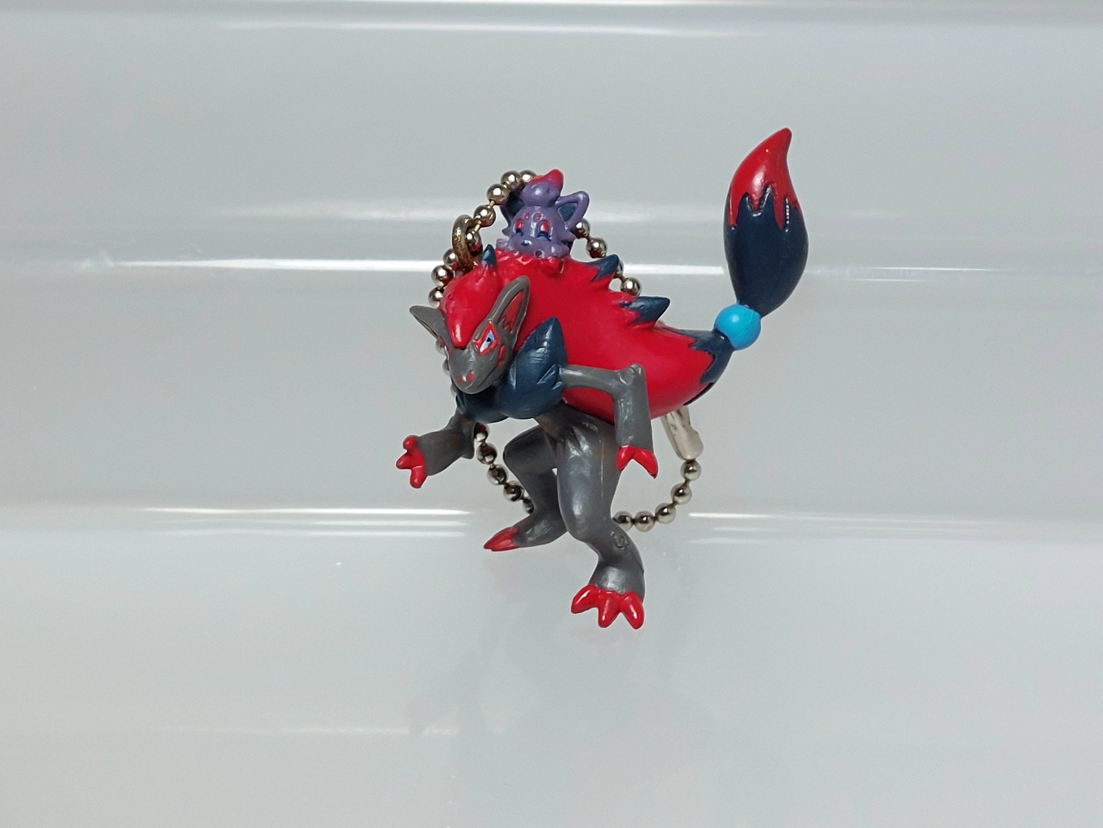 Zoroark Zorua Pokemon the Movie Keychain Figure The Pokémon Company 1.3in