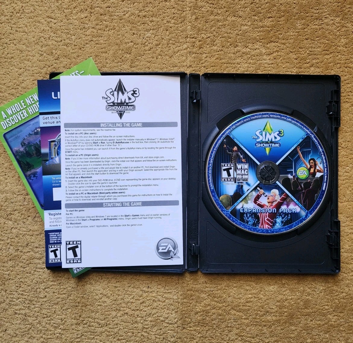 Sims 3: Showtime – Limited Edition (Windows/Mac, 2012) Expansion Pack
