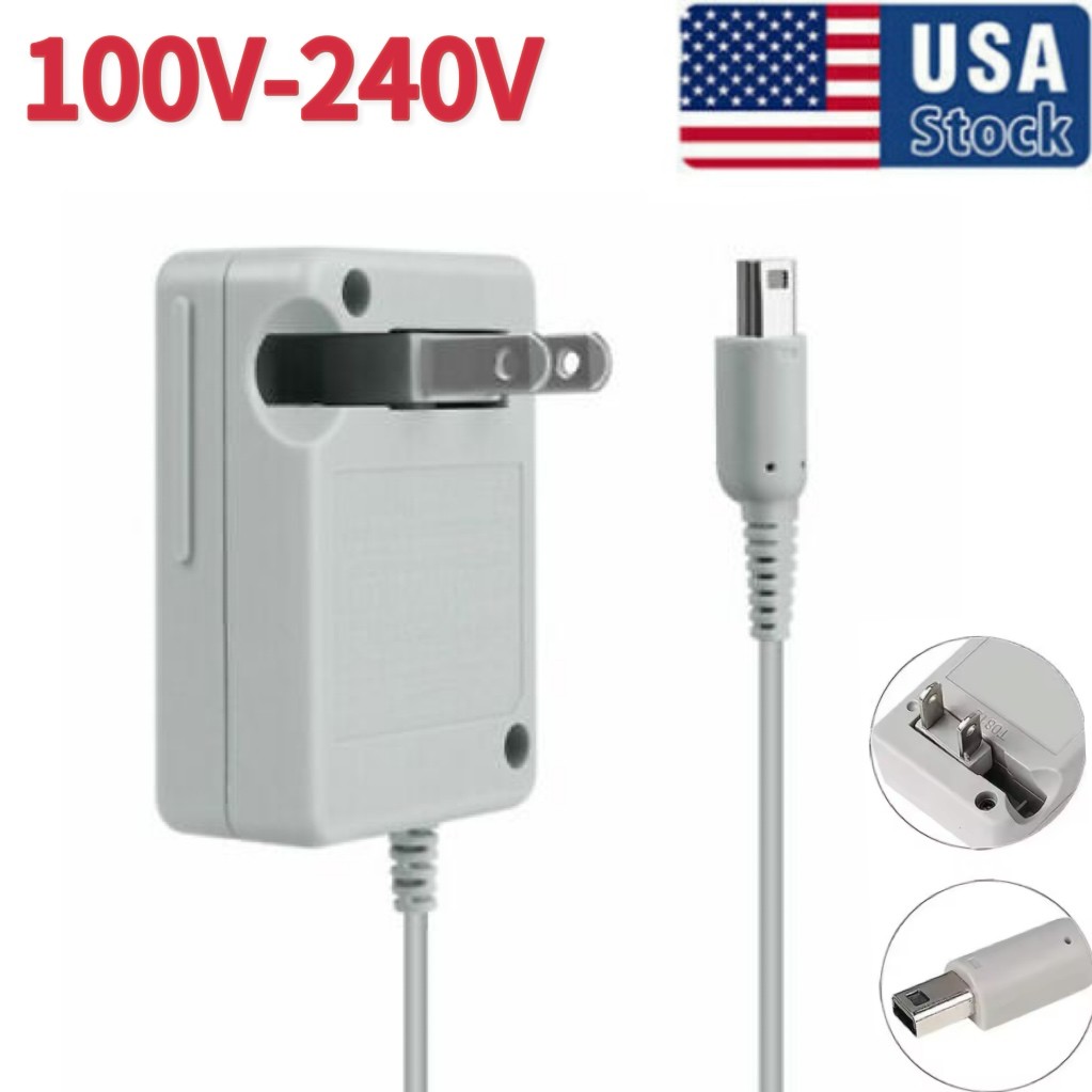 AC Adapter Home Wall Charger Cable for Nintendo DSi/ 2DS/ 3DS/ DSi XL System