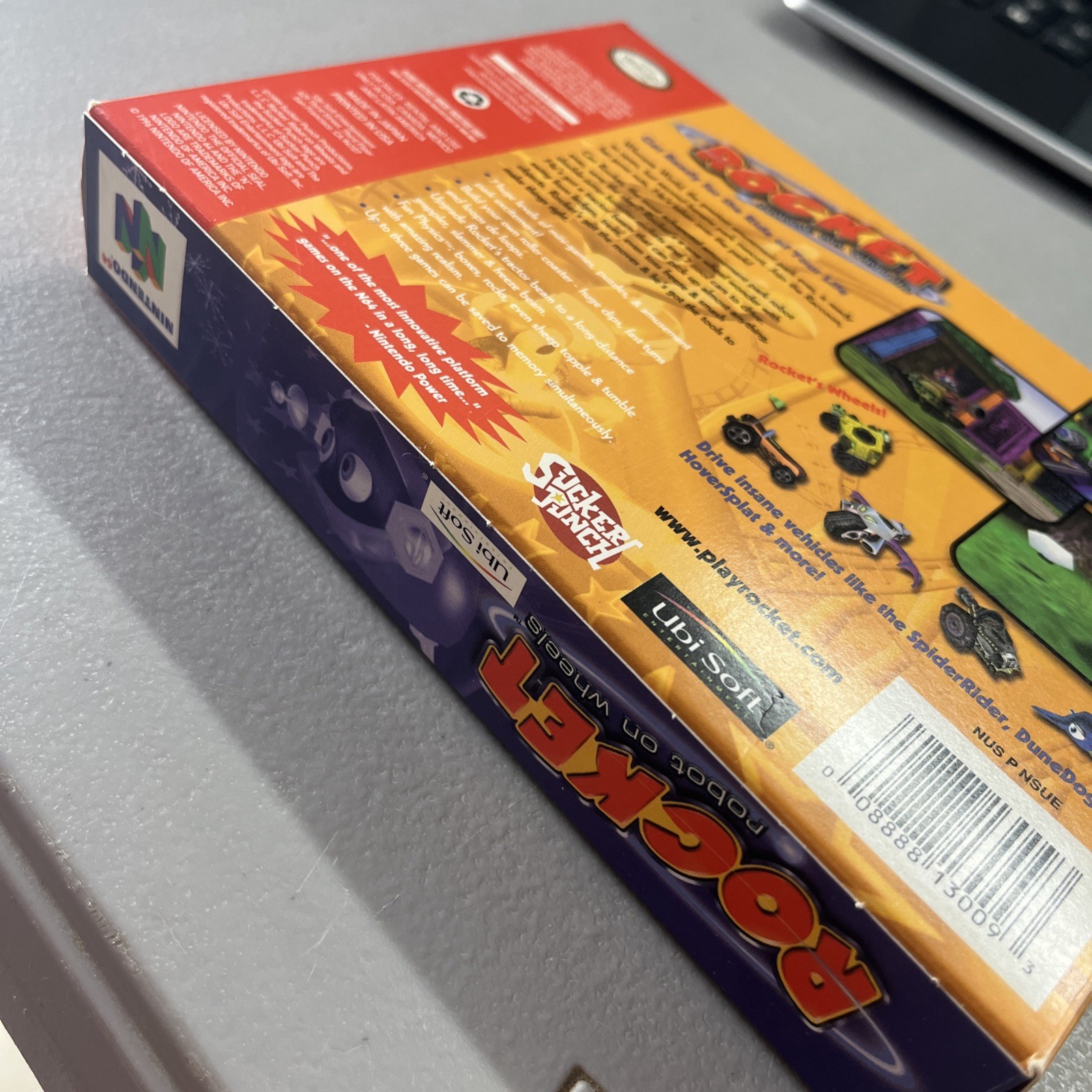 Rocket: Robot on Wheels (Nintendo 64 N64) w/ Reg Card CIB