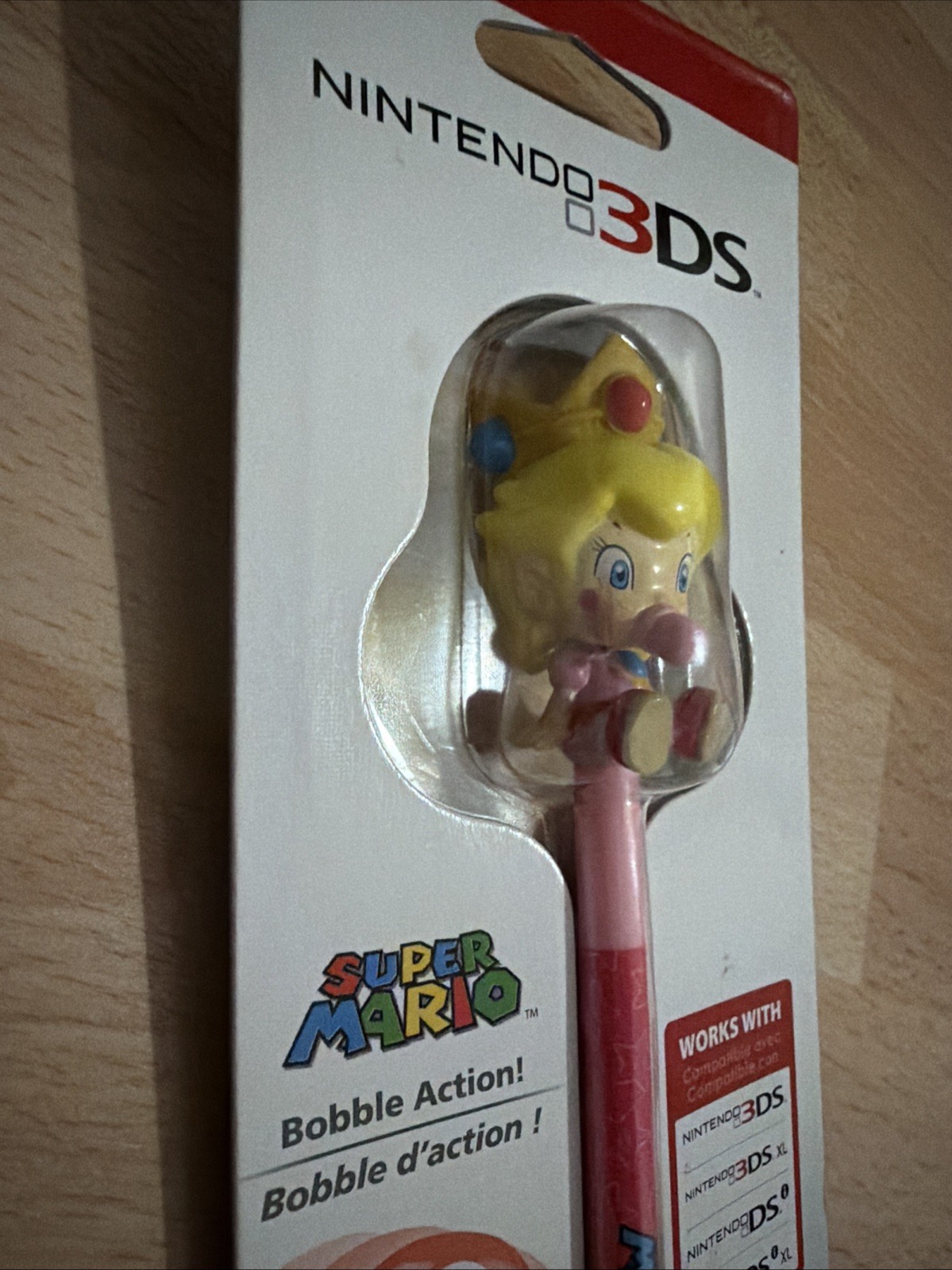 RARE Factory Sealed Baby Princess Peach Nintendo DS Bobblehead Stylus