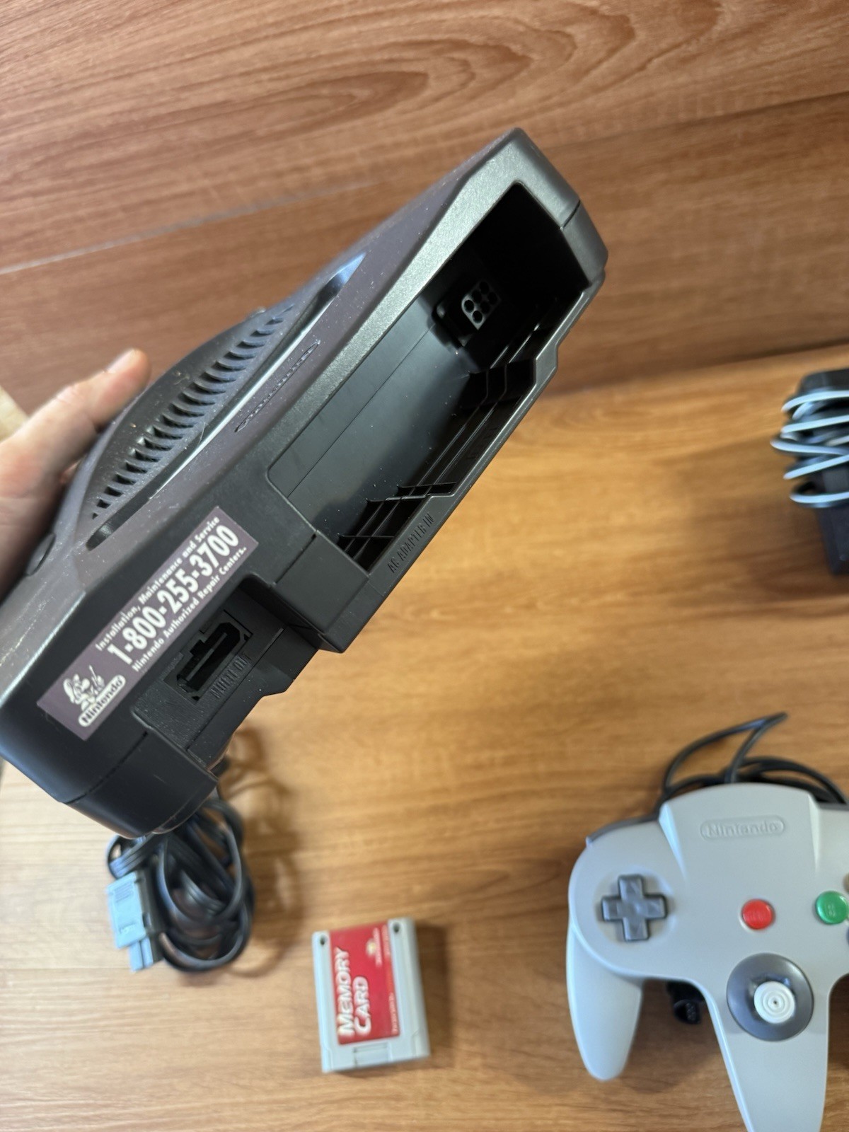 NINTENDO 64 CONSOLE BUNDLE +CABLES+ 1 CONTROLLER – N64 NUS-001 TESTED