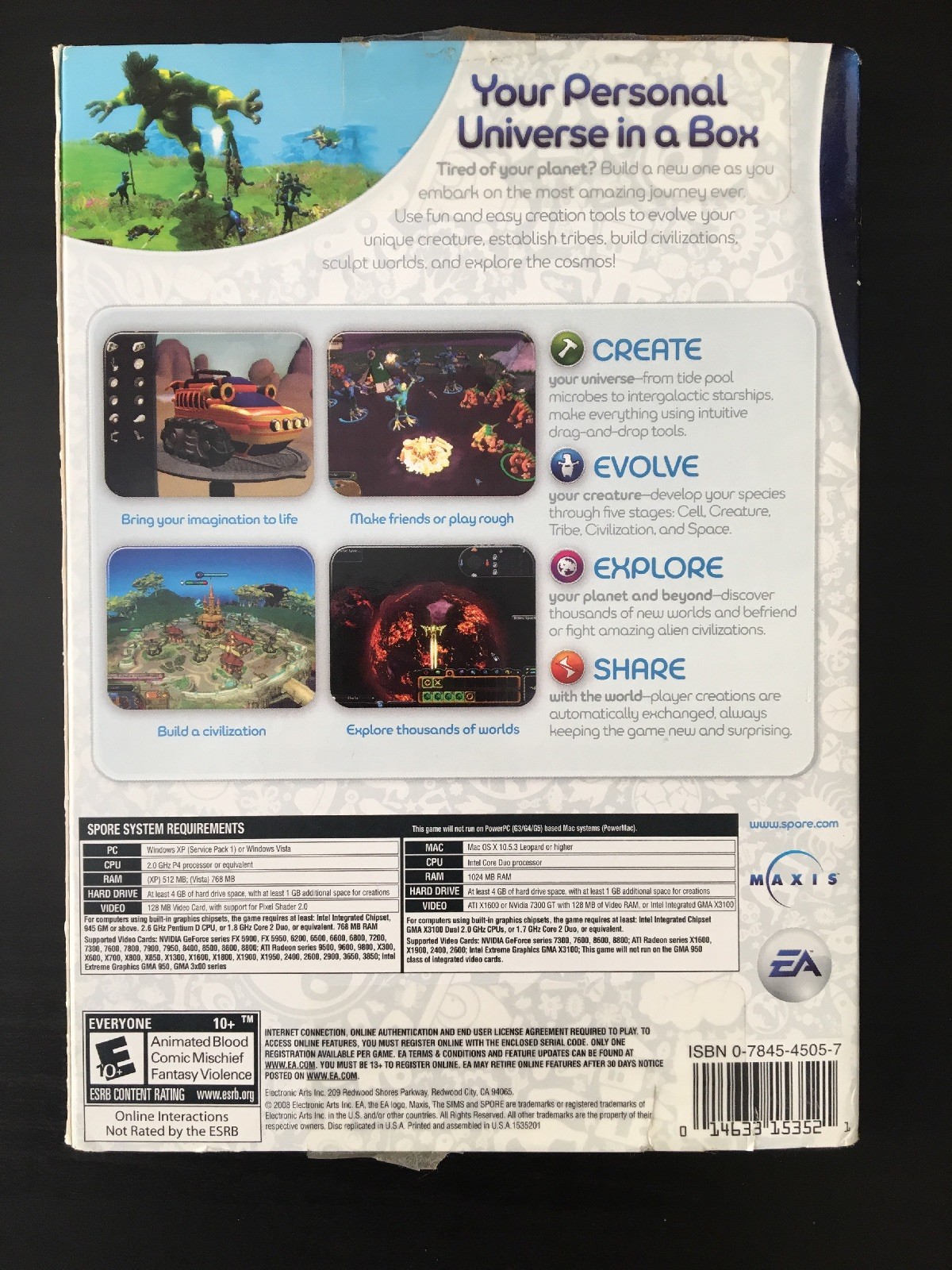 Spore, Creepy and Cute, Spore Creature Creator PC Windows/MAC *Please Read!*