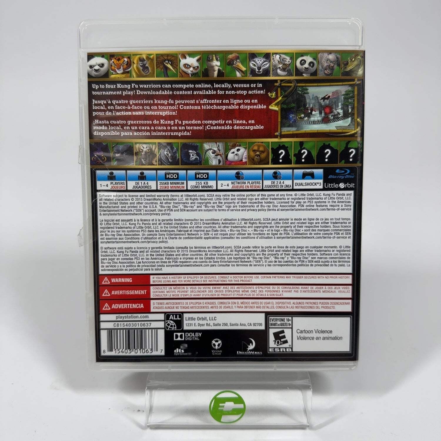 Kung Fu Panda Showdown of the Legendary Legends (Playstation 3, 2015)