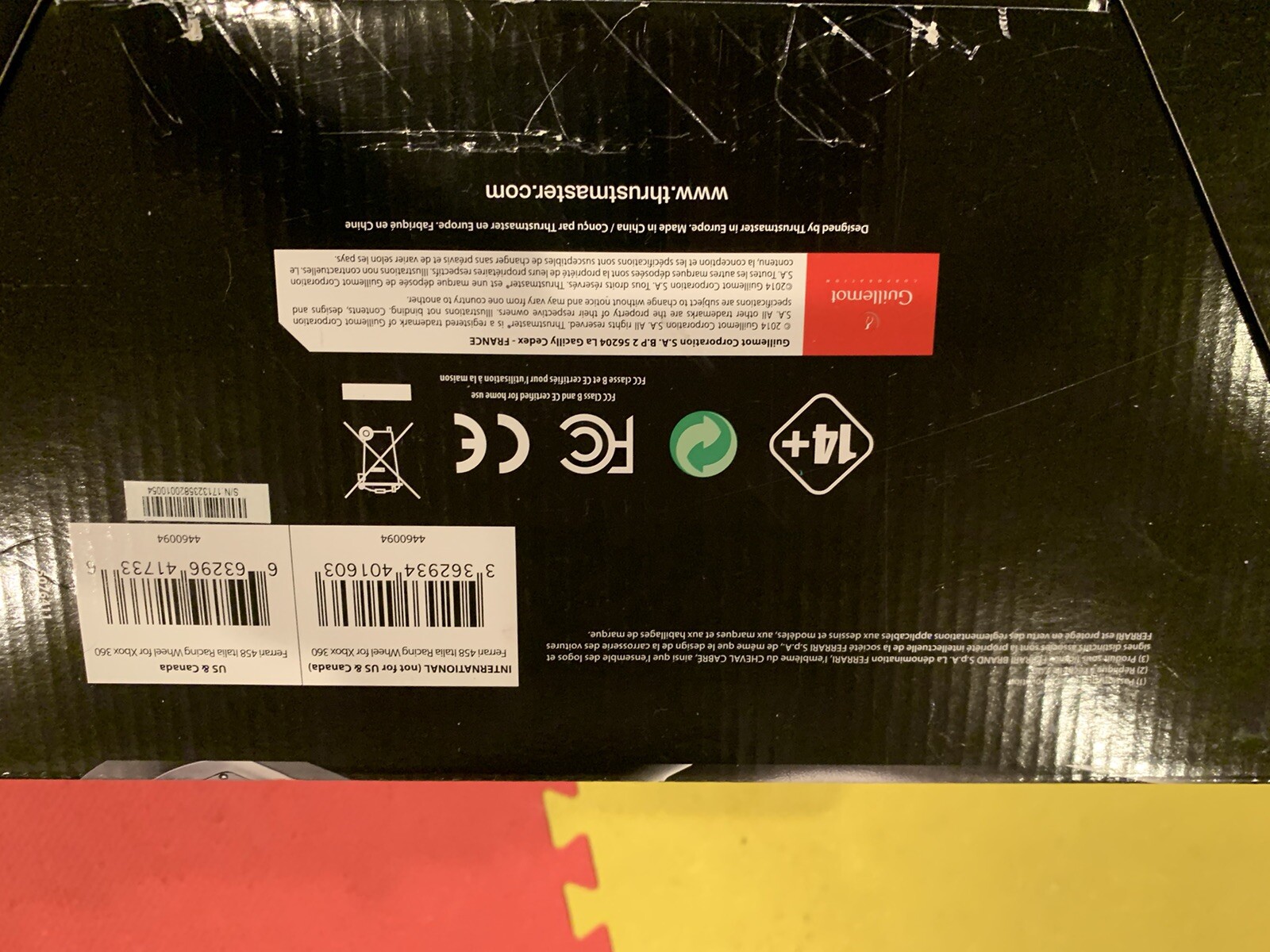 Thrustmaster Ferrari 458 Italia Racing Wheel – XBOX 360