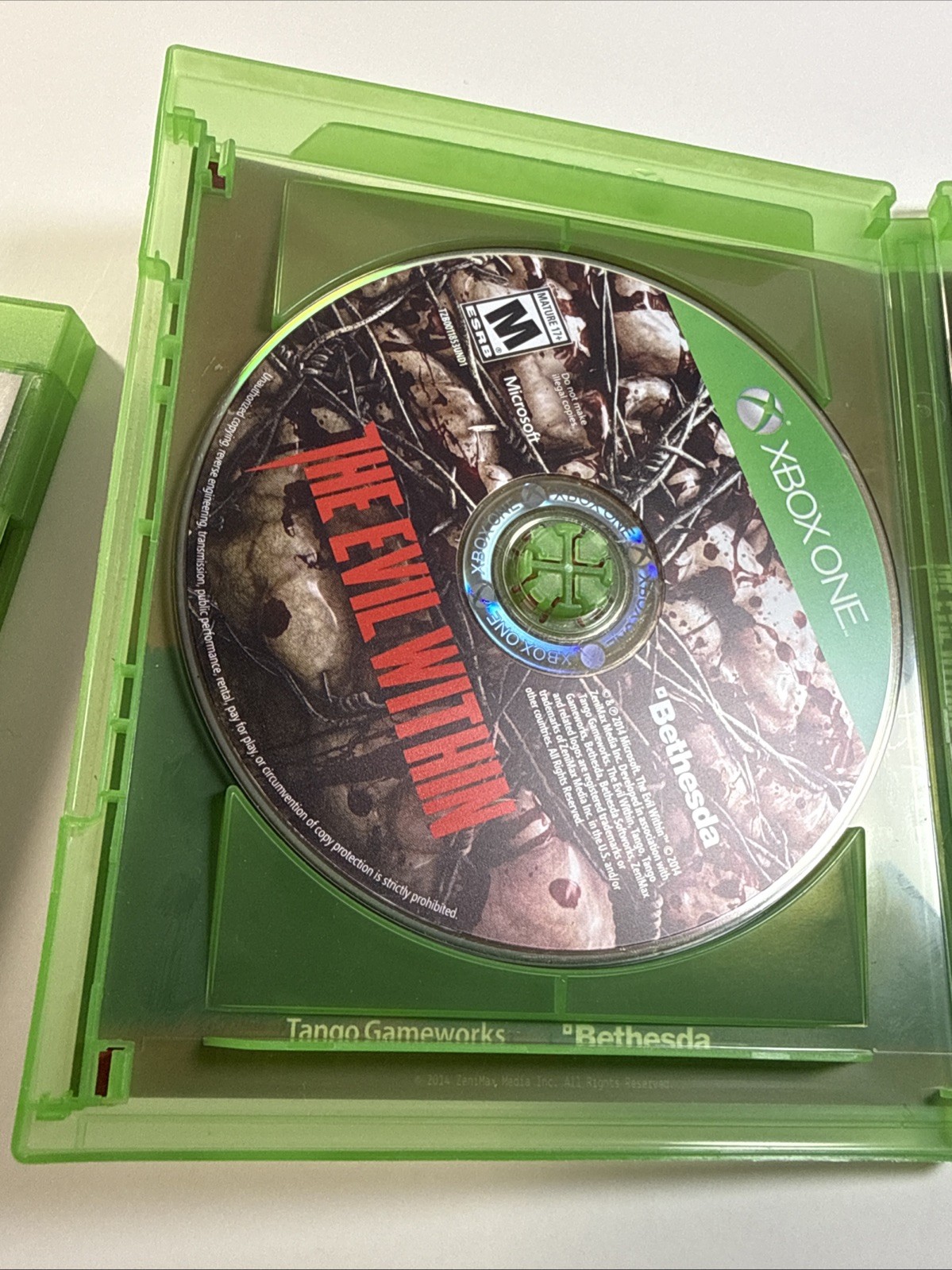 The Evil Within 1 and 2 Microsoft Xbox One Game Combo Lot Near Mint
