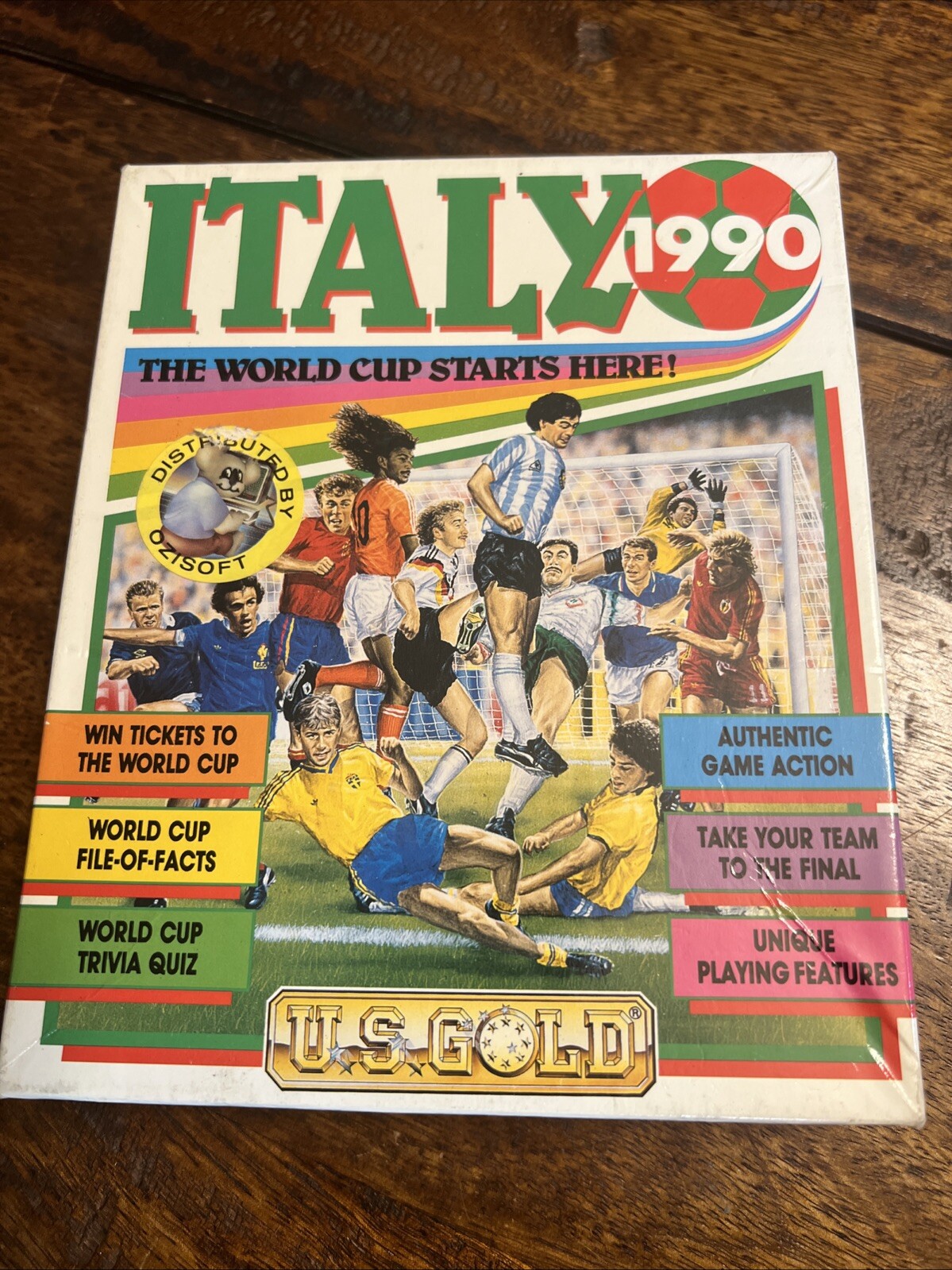 italy 1990 world cup c64 commodore 64 cassette us gold, tested