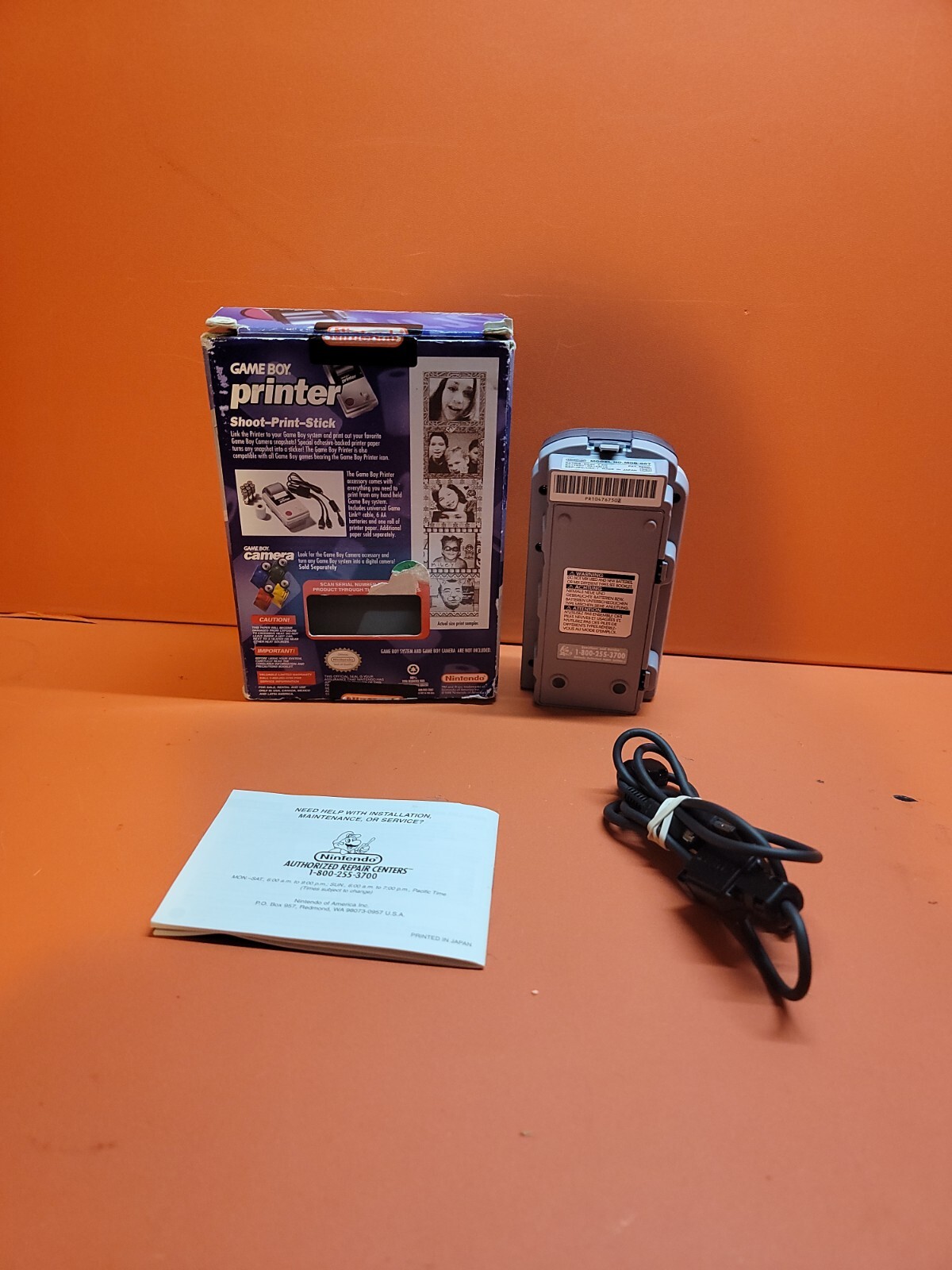 Genuine Nintendo GameBoy Printer in Original Box ~ MGB-007 ~ Read Description