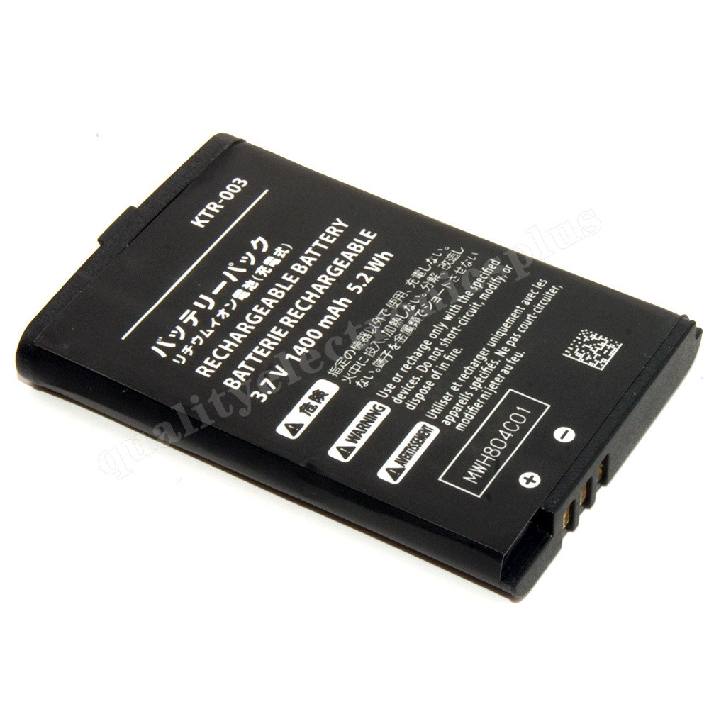 KTR-003 1400mAh 5.2Wh Rechargeable Battery for Nintendo 3DS N3DS