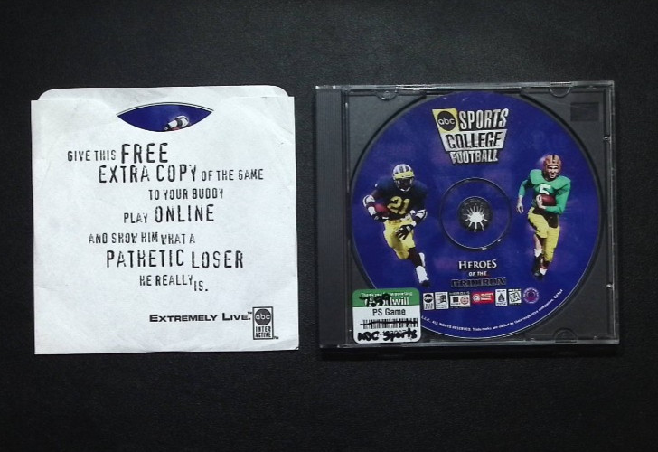 ABC Sports College Football Heroes of the Gridiron – BIG BOX – (PC, 1997)