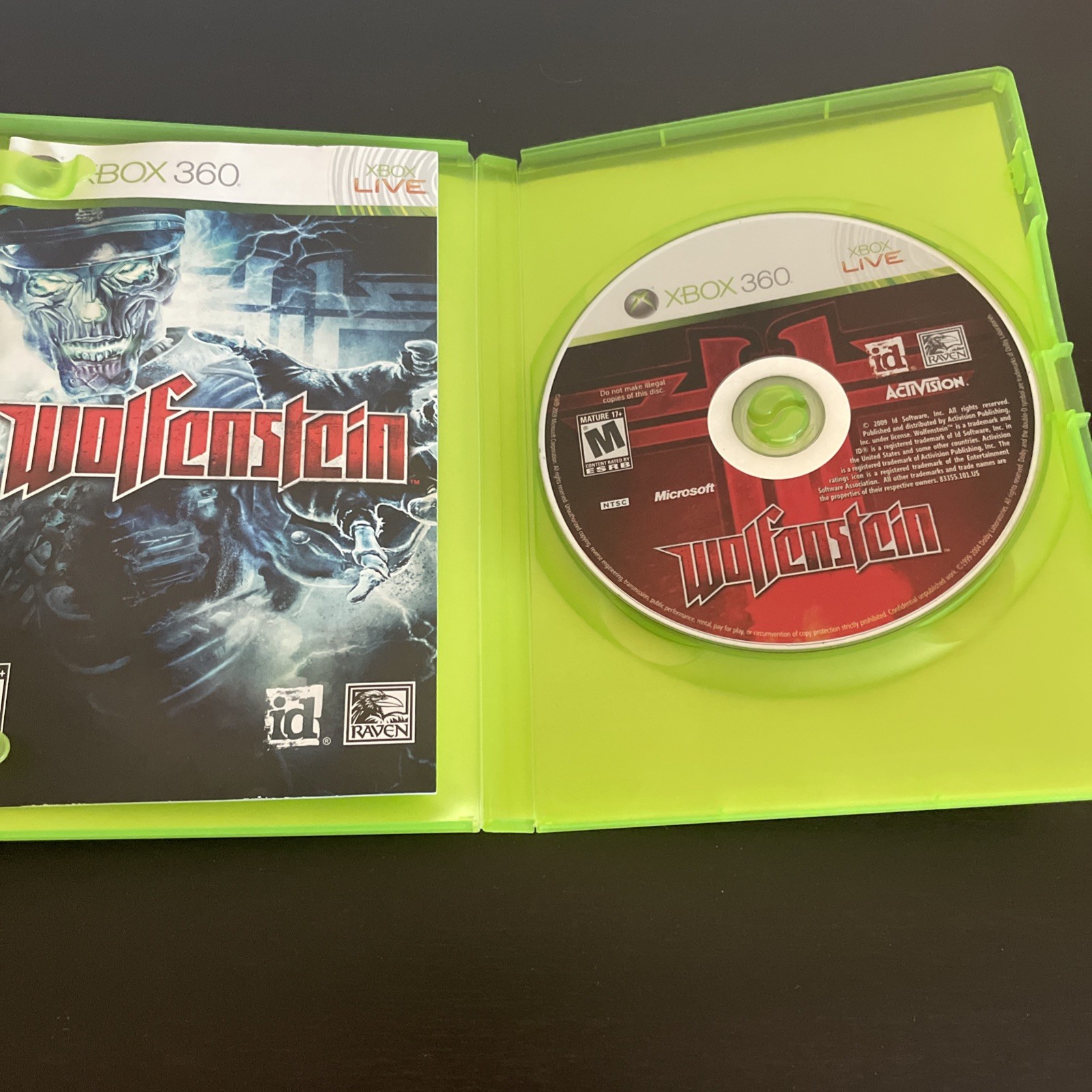Wolfenstein – Xbox 360 TESTED COMPLETE CIB