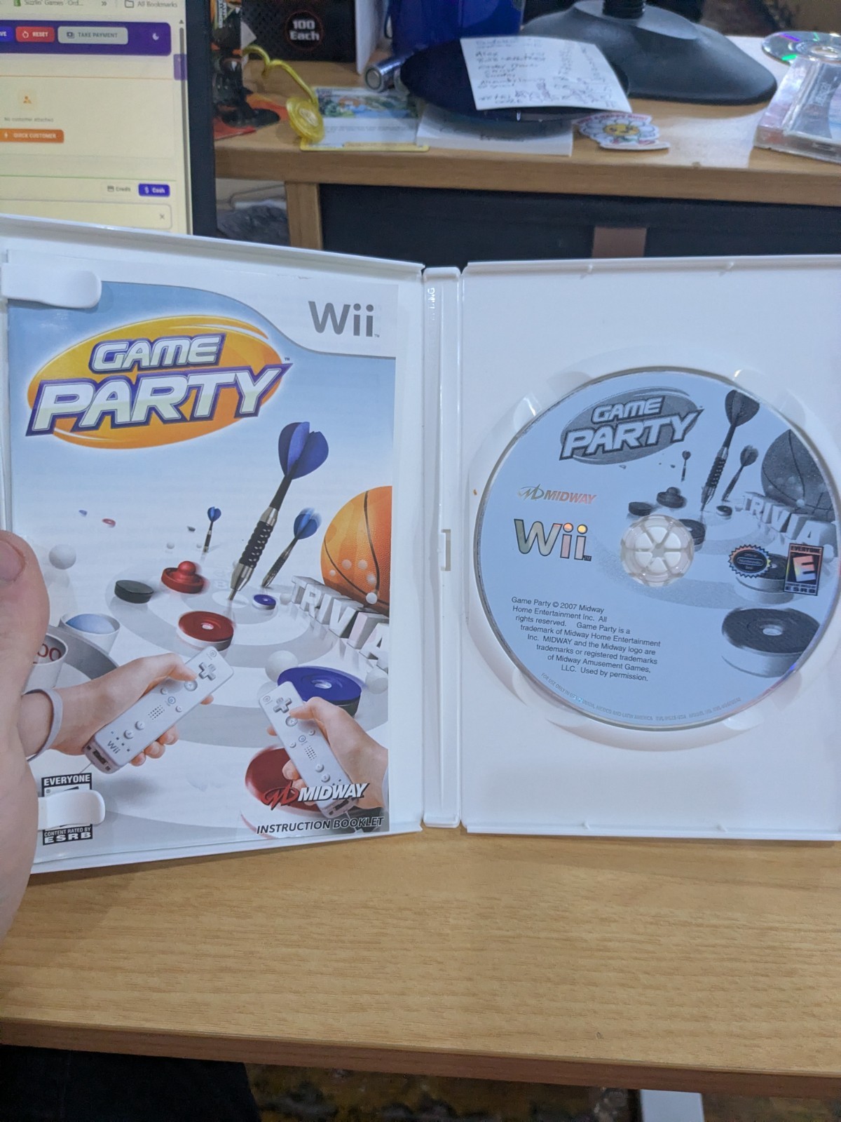 O2 Game Party 1 & 2 Combo 2 Complete Game Lot – Nintendo Wii