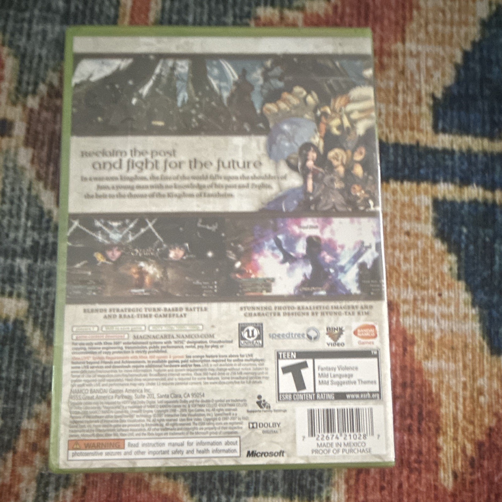 Namco Bandai Games MagnaCarta 2 Microsoft Xbox 360 Video Game T-Teen