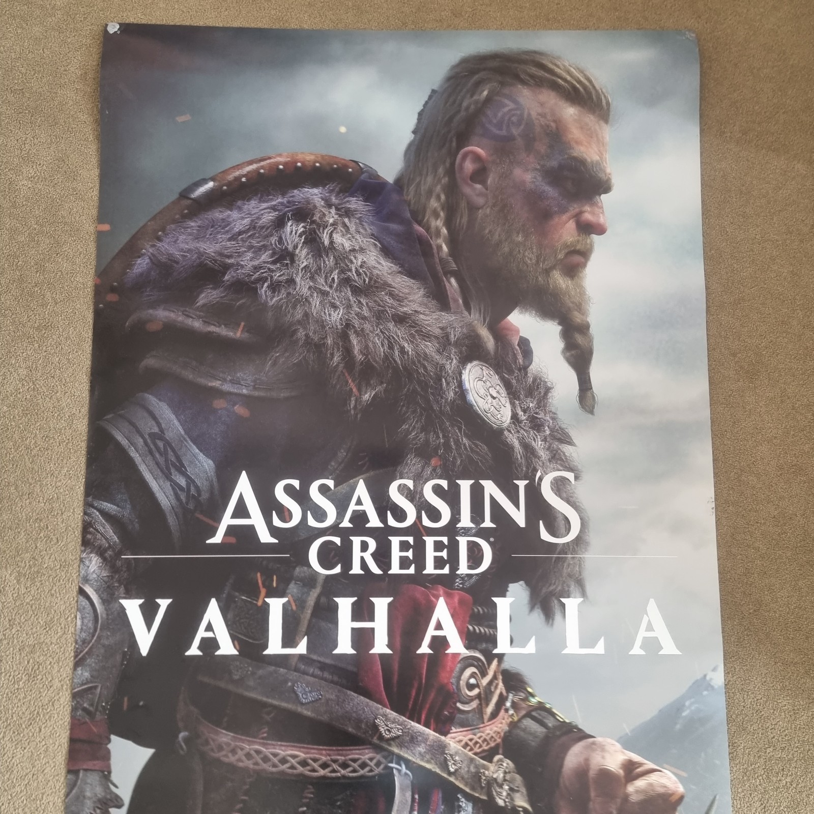 Assassins Creed Valhalla Promotional 150x80cm Poster Retail Collectors Window XL