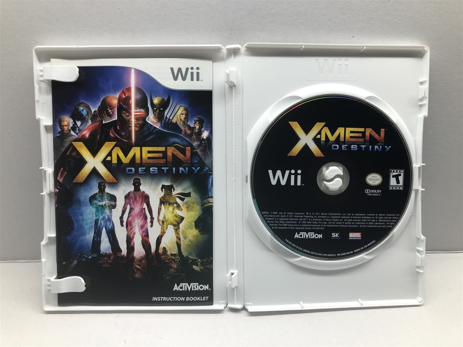 X-Men: Destiny (Nintendo Wii, 2011) Complete Tested Working – Free Ship