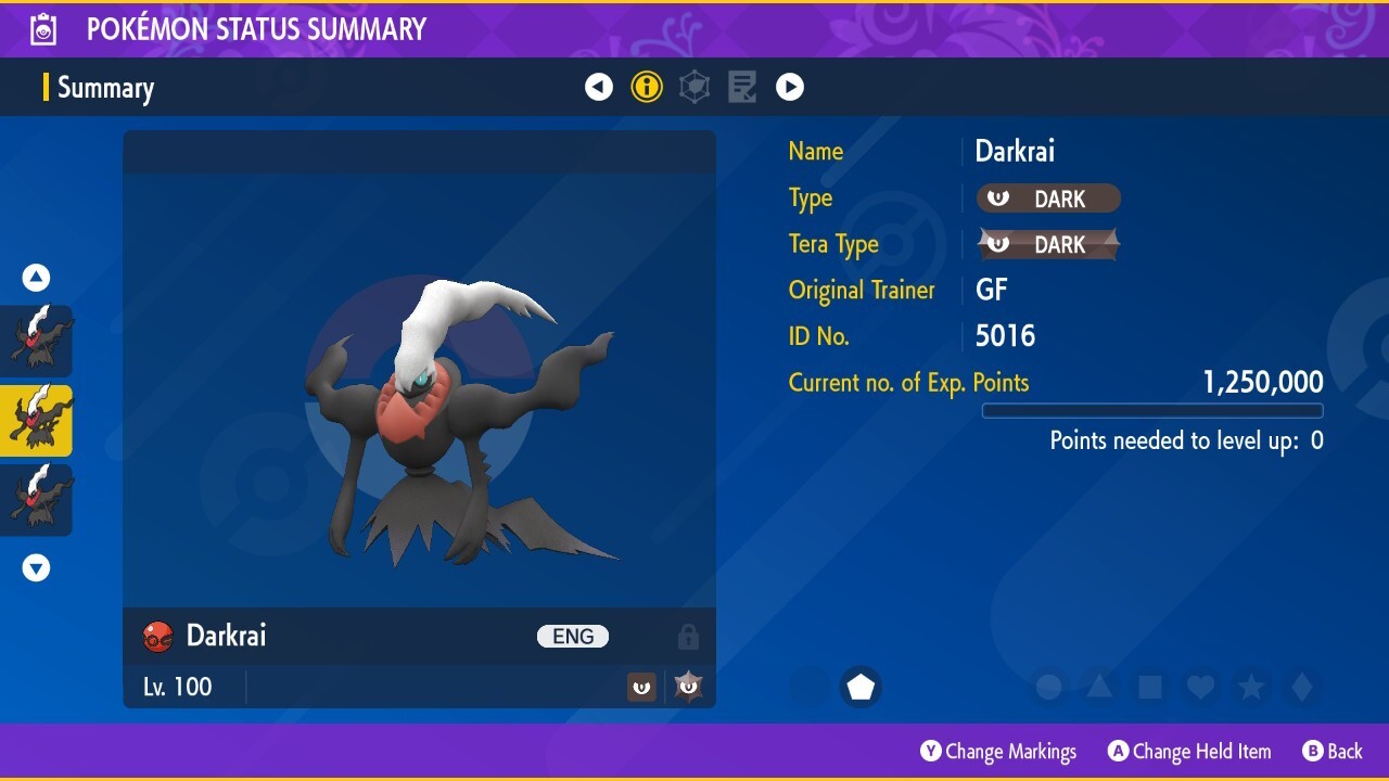 Darkrai Event 💚 GameFreak 20th Anniversary Event 💜 Pokémon Scarlet & Violet