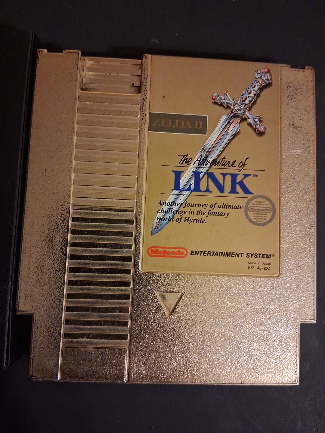 Legend of Zelda (Nintendo, NES, 1988) 3 Screw Gold Cartridge