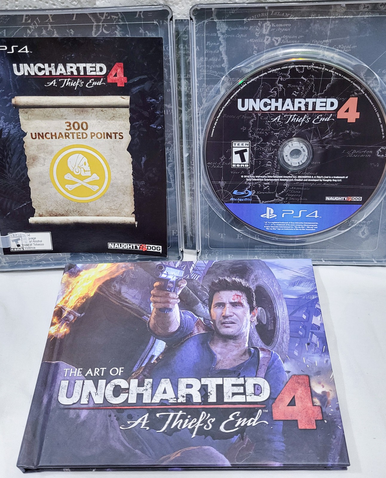 Uncharted 4 A Thief’s End Limited Edition PlayStation PS4 Game Art Book