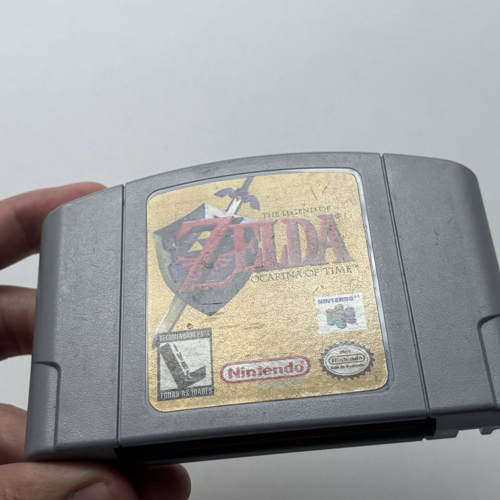Legend of Zelda Ocarina Of Time Nintendo 64 N64 RPG Authentic Brazil Gradiente
