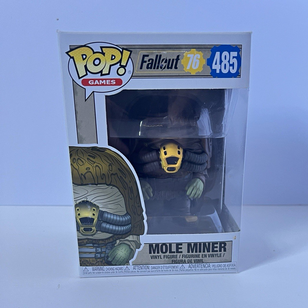 Funko Pop! Games Fallout 76 Mole Miner #485 Boxed Vinyl Figure 2019