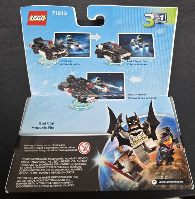 LEGO Dimensions 71213 Bad Cop Fun Pack New Sealed Retired LEGO Movie Set