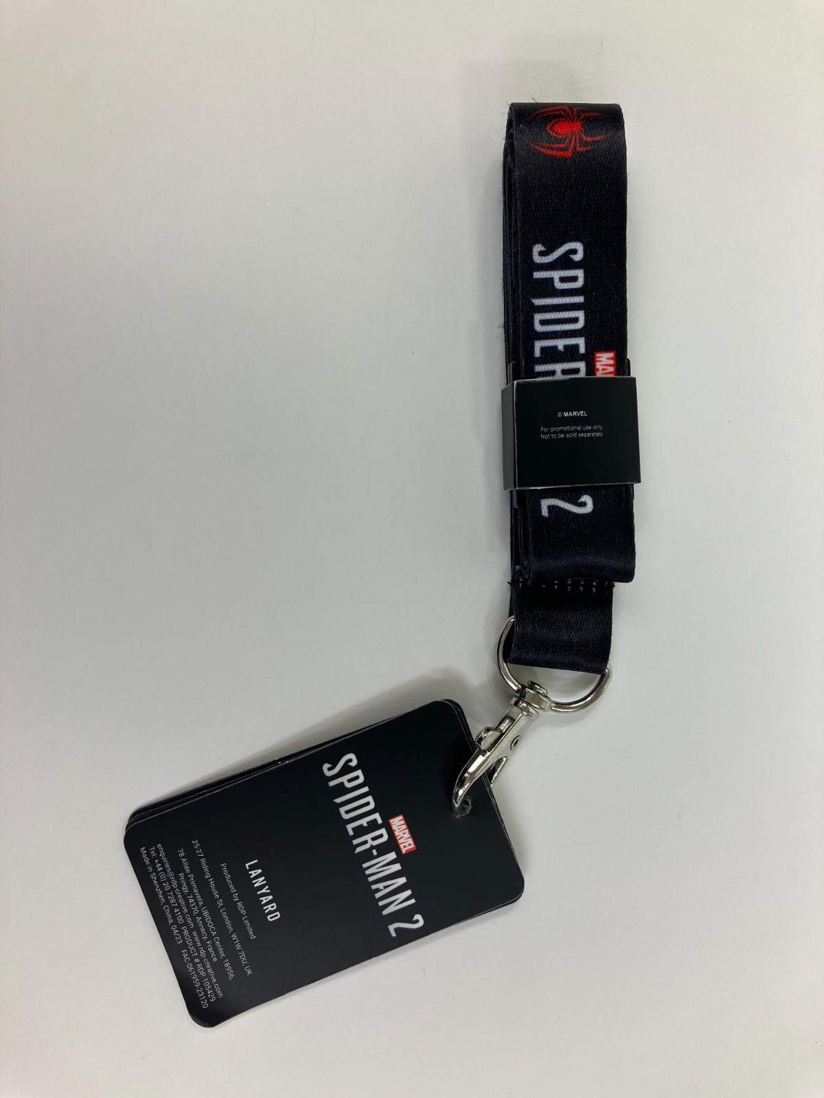 Comic-Con 2023 Spider-Man 2 Video Game Lanyard SDCC Sony Marvel Insomniac