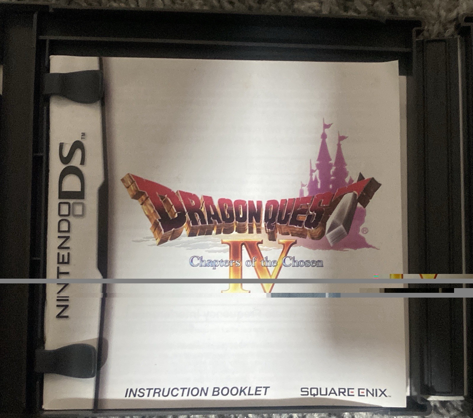 Square Enix Dragon Quest IV: Chapters of the Chosen Nintendo DS Manual E10+ NTSC