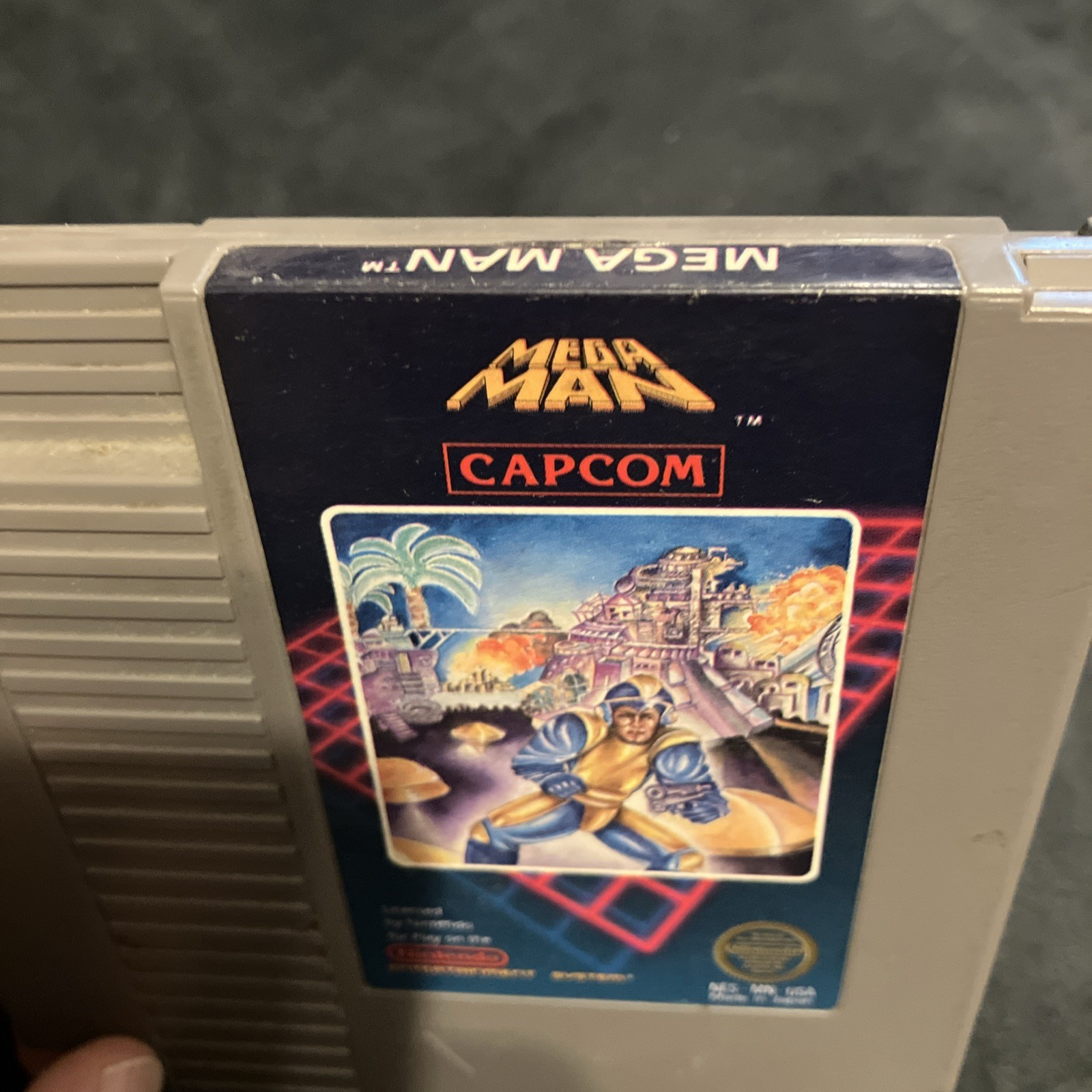 Mega Man (Nintendo Entertainment System, 1987) NES Authentic Cartridge w/sleeve