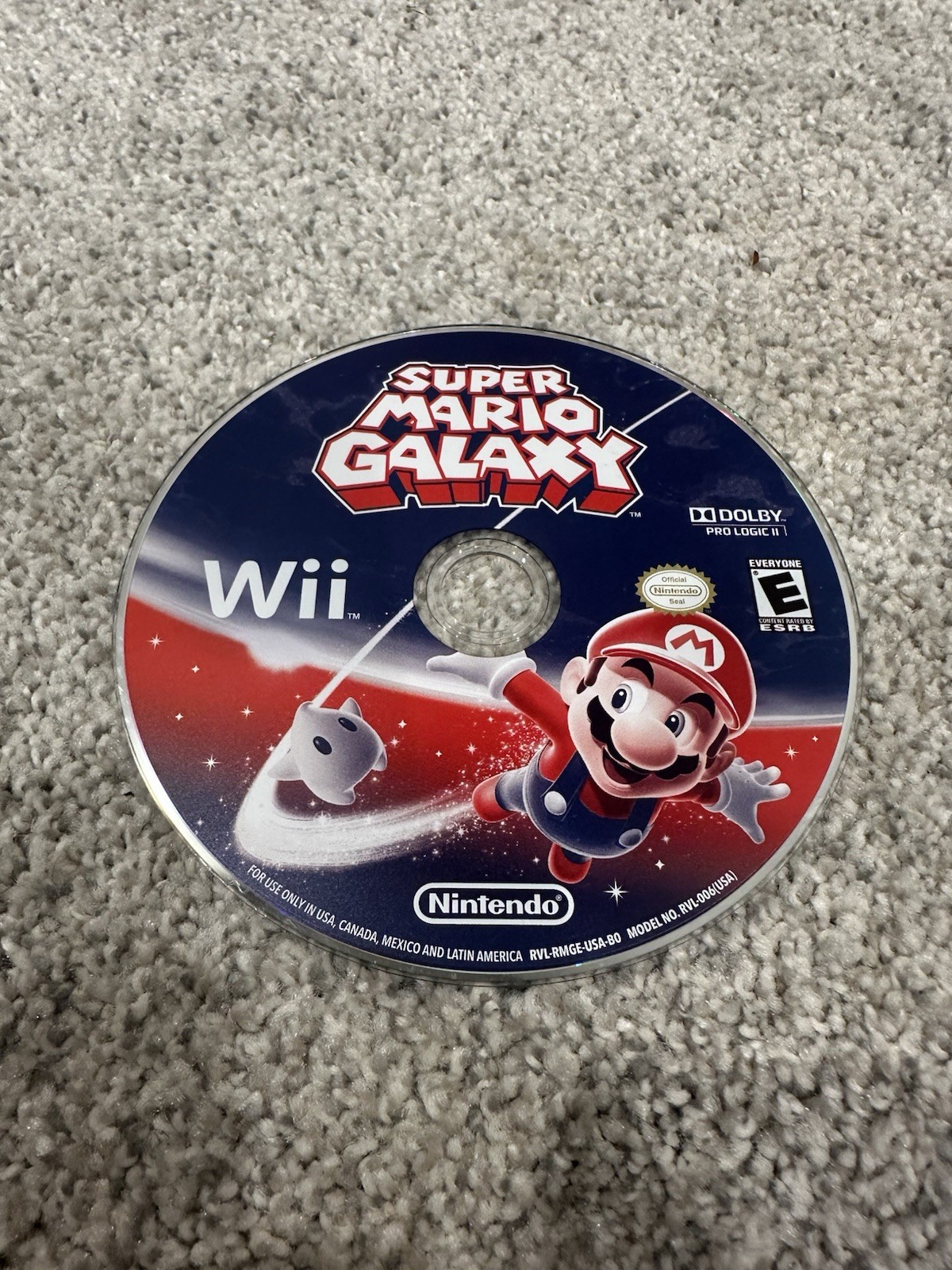 Super Mario Galaxy (Nintendo Wii, 2007) CIB Tested Works