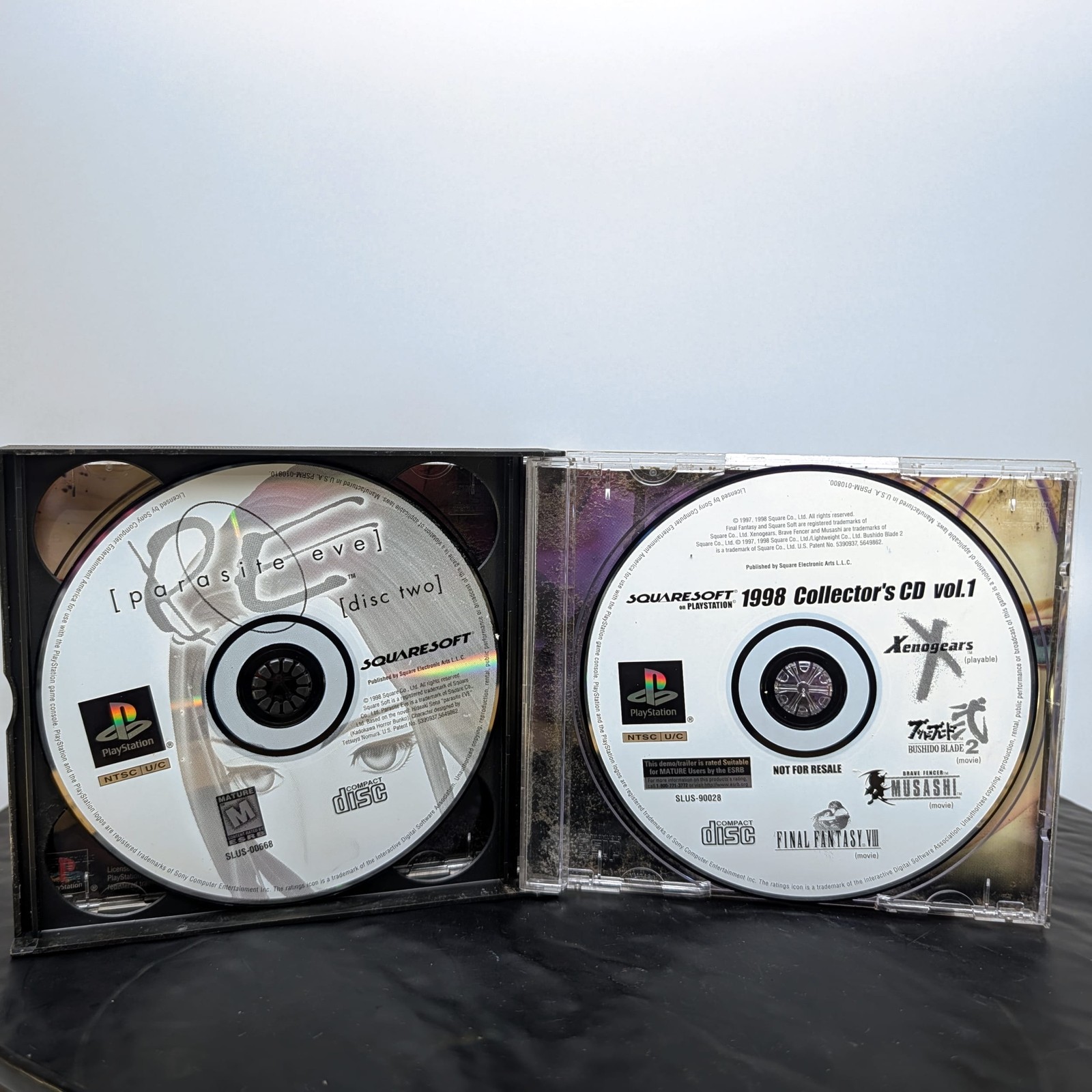 Parasite Eve PS1 PlayStation Squaresoft 3-Disc Black Label Complete CIB ð®