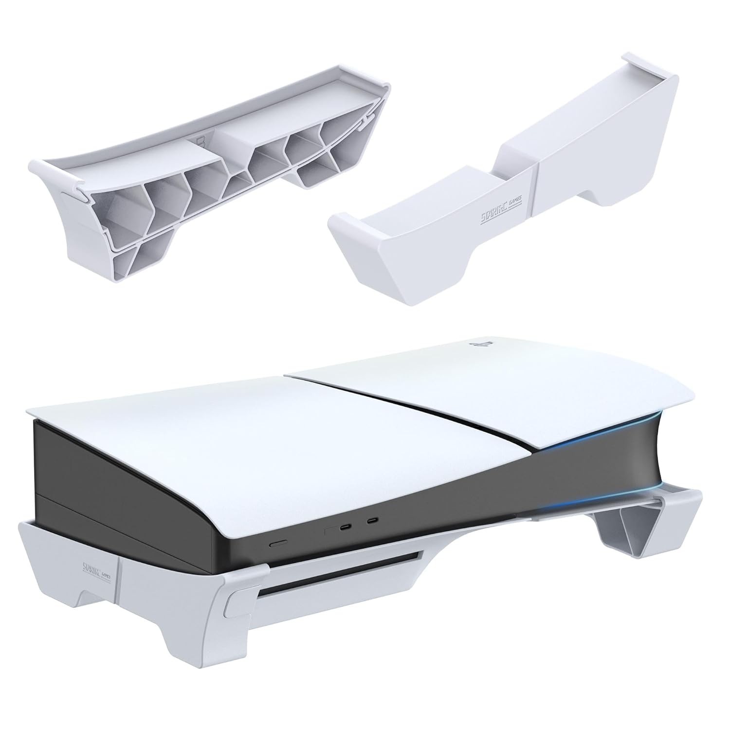 For PS5 Slim/PS5 PRO console desktop stand horizontal Stand base accessories