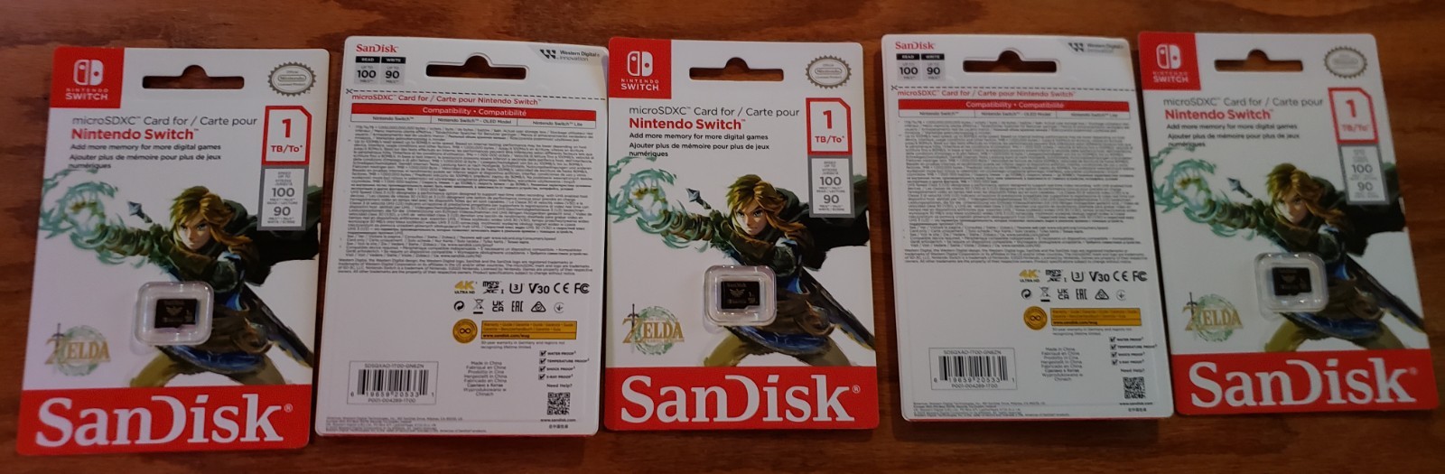 SanDisk 1TB microSDXC Memory Card for Nintendo Switch Zelda Edition micro SDXC