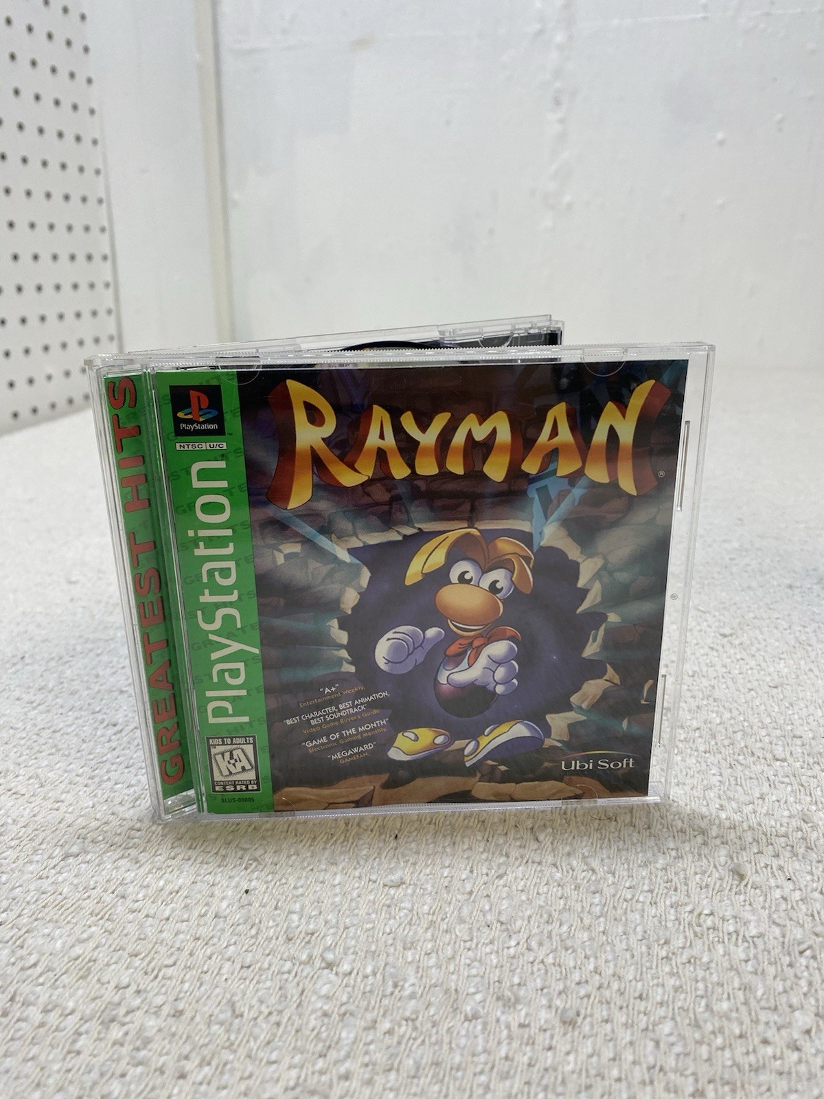 Rayman PS1 PlayStation 1 Greatest Hits Complete W/ Manual