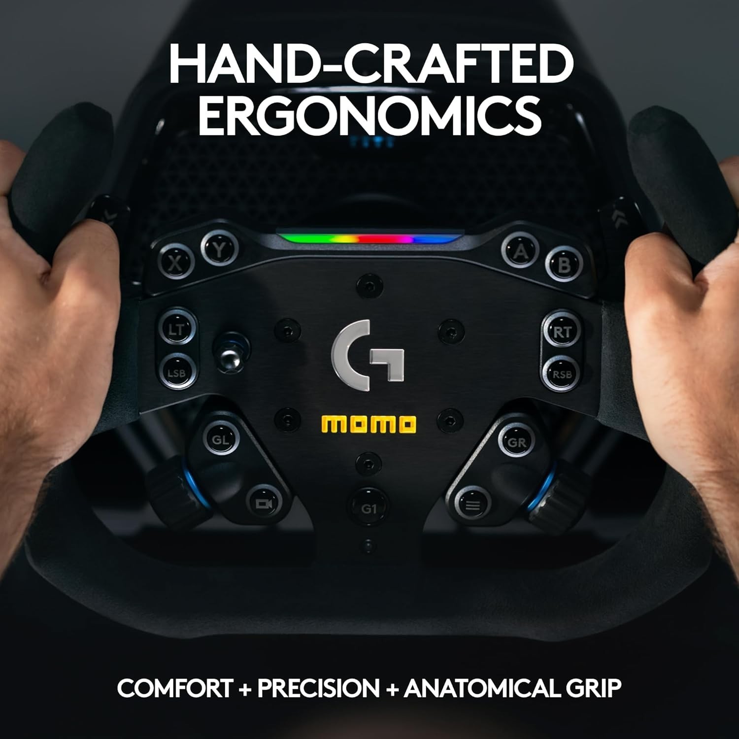 MOMO SIM GT-Racer 290 Gaming Racing Wheel, RS Wheel Hub Required – VLOGSIMGTR290