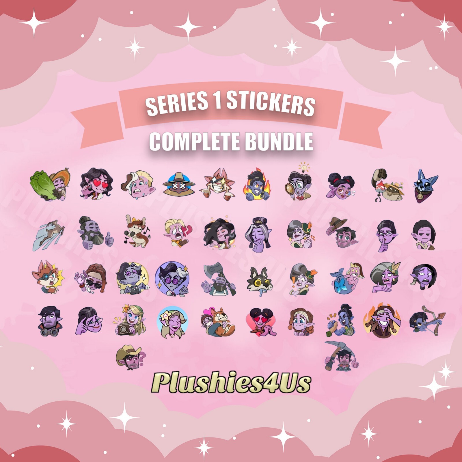 Palia Stickers Series 1 Complete Bundle