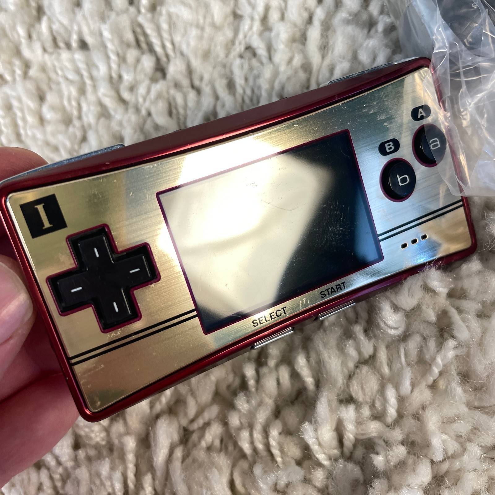 Nintendo Game Boy Micro 20th Anniversary Edition Handheld System OXY-001 Tested