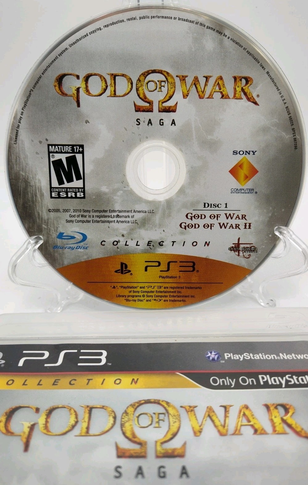 God of War Saga Collection (PS3, 2012) *CIB* Discs are MINT* Tested! FREE SHIP!