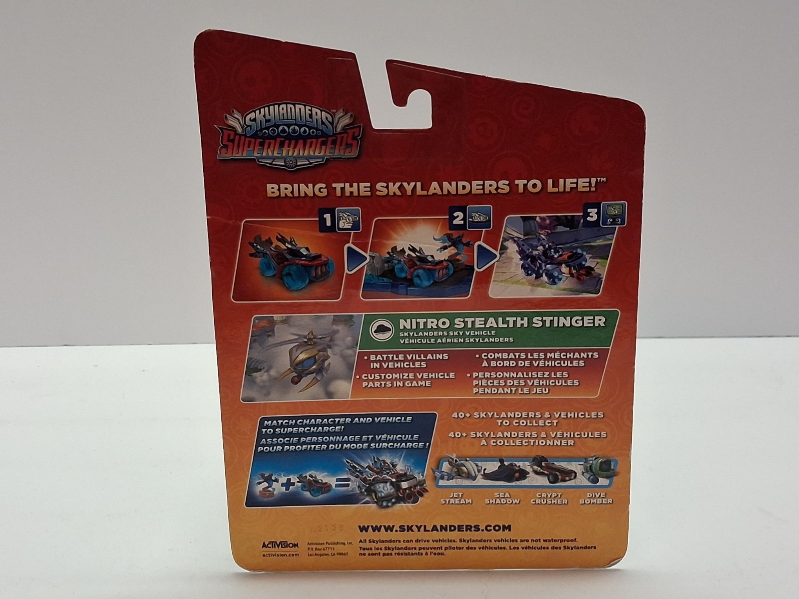 Vintage Activision Skylanders Superchargers Nitro Stealth Stinger Toy OnlyTarget