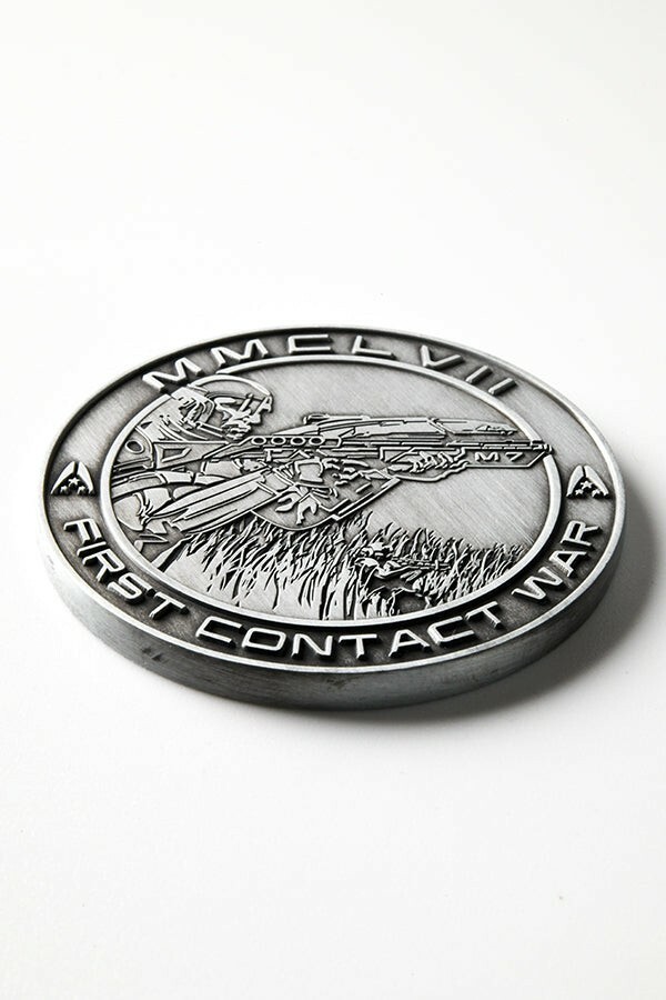 Mass Effect Trilogy Commemorative First Contact War Collectible Challenge Coin