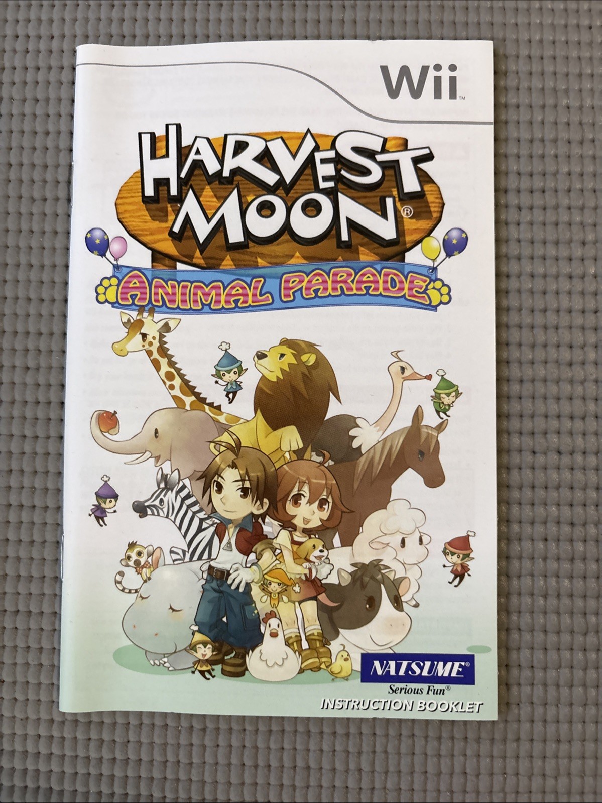 Harvest Moon: Animal Parade (Nintendo Wii, 2009) CIB COMPLETE