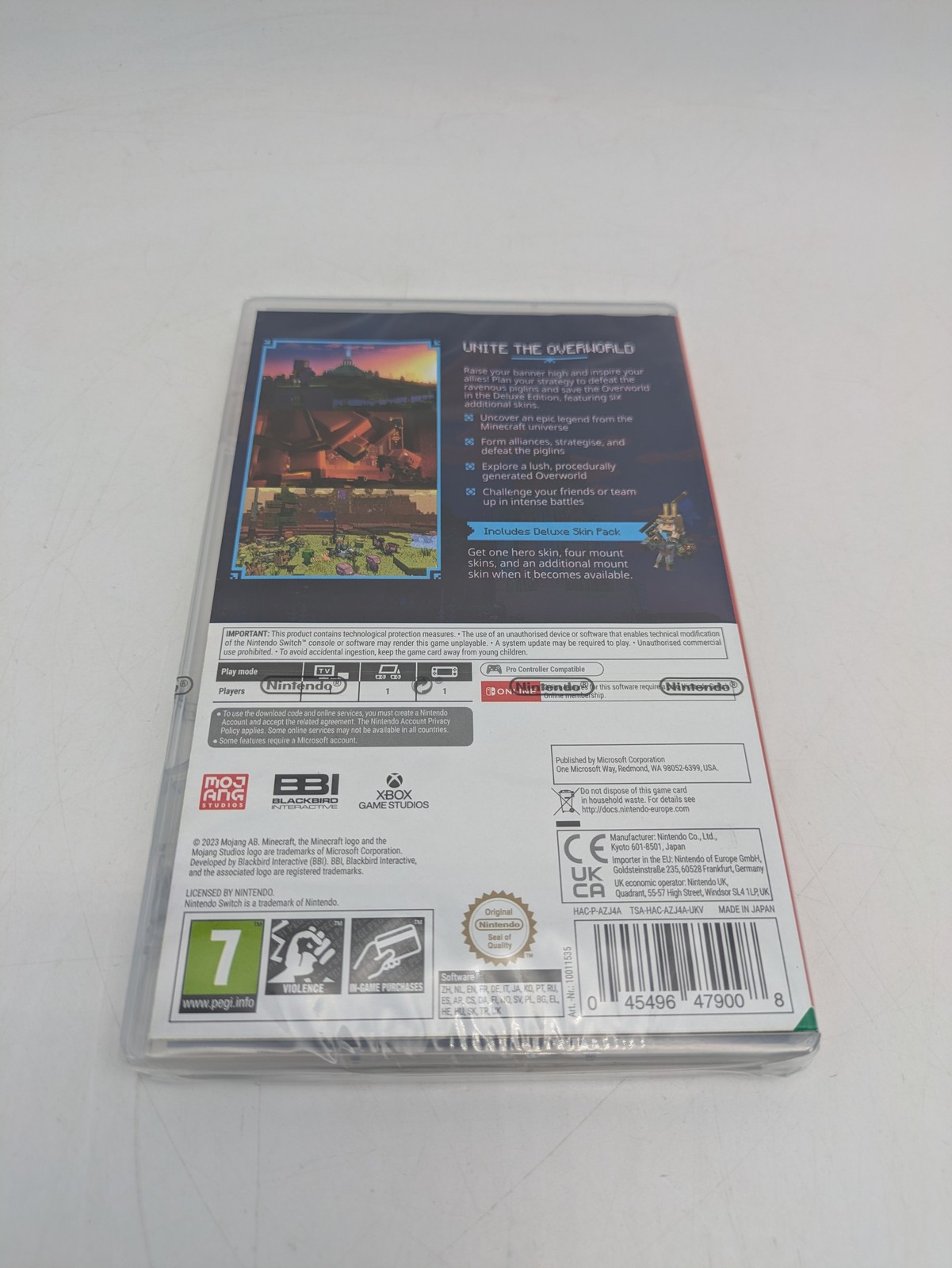 Minecraft Legends Deluxe Edition for The Nintendo Switch PAL PEGI 7 | Lot of 5