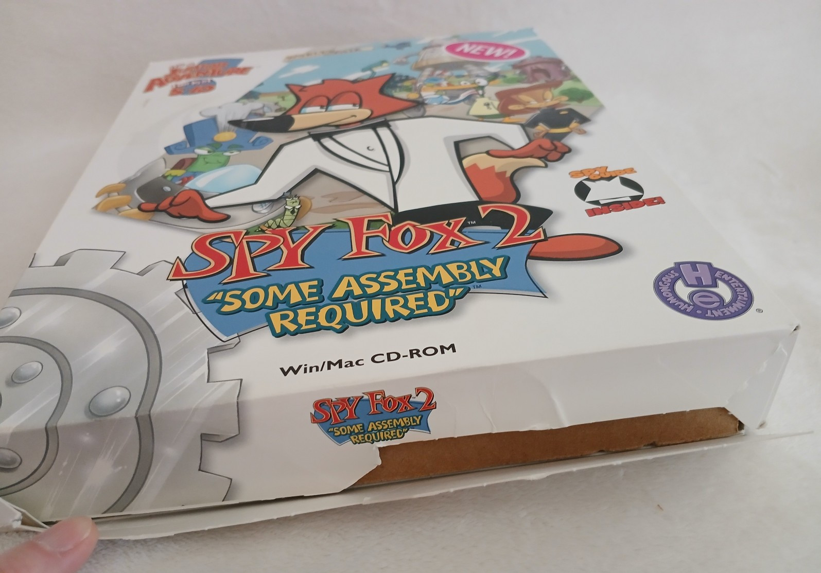 Vintage 1999 Spy Fox 2 Some Assembly Required Complete CD Big Box + Spy Fox 1 CD
