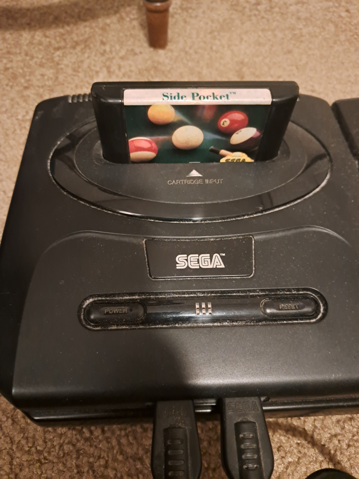 Sega Genesis CD Console. Comes with all of the cords, 2 controllers, and 3 games